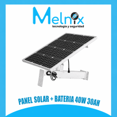 PANEL SOLAR + BATERIA 40W 30AH
