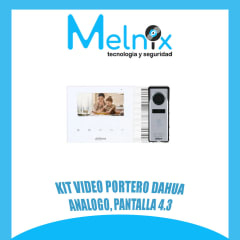 KIT VIDEO PORTERO ANALOGO, PANTALLA 4.3