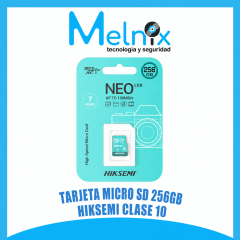 TARJETA MICRO SD 256GB HIKSEMI CLASE 10