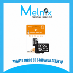 TARJETA MICRO SD 64GB IMOU CLASE 10