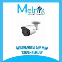CAMARA BULLET DAHUA 2MP 2.8 IR30 METALICA