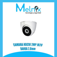CAMARA DOMO DAHUA 2MP METALICA 20M 2.8mm