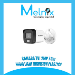 CAMARA BULLET HIKVISION 2MP HIBRID LIGHT 20M PLASTICA