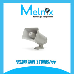 SIRENA 30W/2TONOS/12V