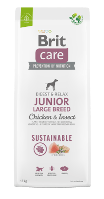 Brit care dog Chicken & Insect Junior Large Breed 12 kg1
