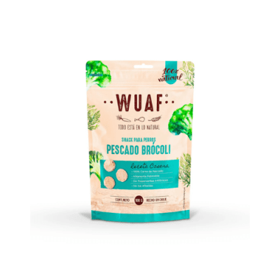 Wuaf snack receta casera pescado brocoli 100 gr1