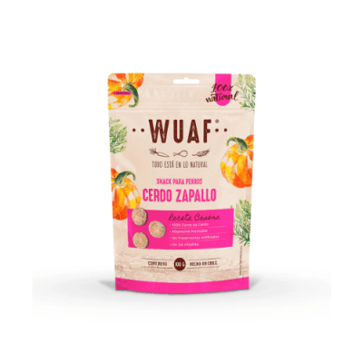Wuaf snack receta casera cerdo zapallo 100 gr1