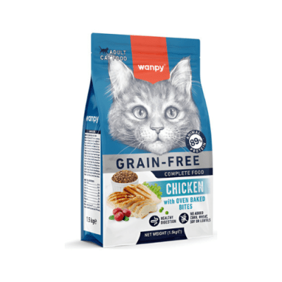 Wanpy chicken GF adult cat 1.5 kg1