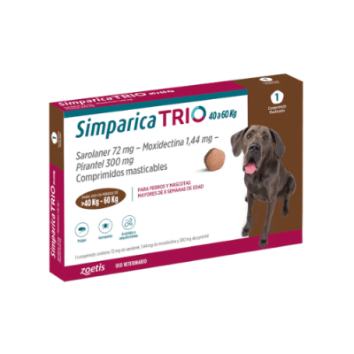 Simparica TRIO 1 compr. 40 - 60 kg1