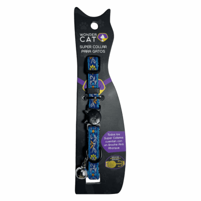 Wonder Cat Collar Antiahorque Flores1