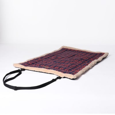 Eco cama Valle escoces Azul/Rojo1