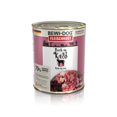 Alimento Húmedo BewiDog Ternera1