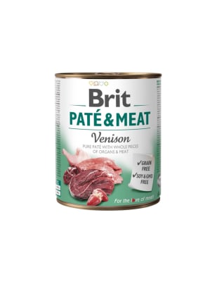 Brit paté & meat venison 800 grs1