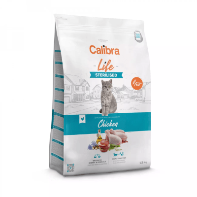 Calibra cat life Sterilised Chicken 1,5 kg1