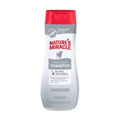 Hypoallergenic odor control shampoo Natures Miracles 473 ml1