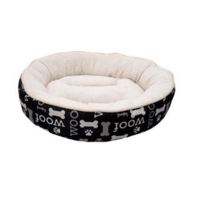 Dreamwell cama redonda woof negra 53 cm1