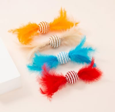 Bola con doble pluma1