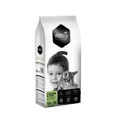 Amity Premium Kitten pollo y arroz 1.5 kg1