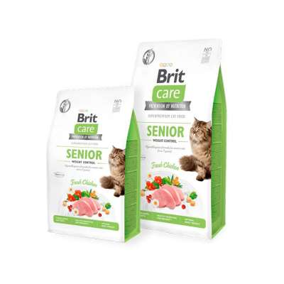 Brit care  cat grain free senior weight control1