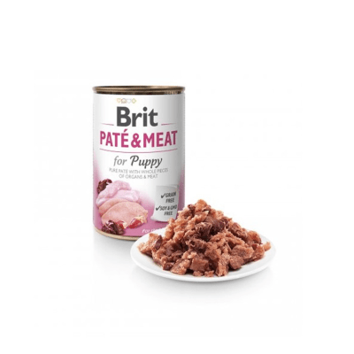 Brit paté & meat puppy1