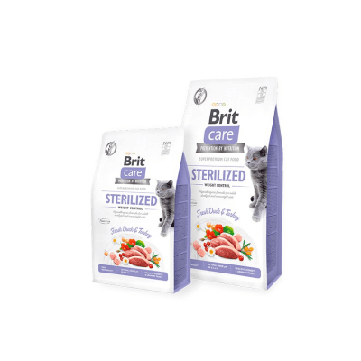 Brit care cat grain free sterilized weight control1