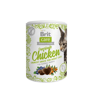 Brit care cat snack superfruits chicken1