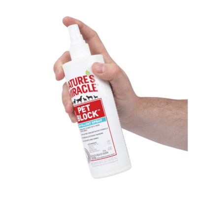 Pet Block repellent spray, Natures Miracles 473 ml1