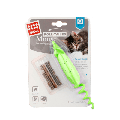 Roll Tailed Mouse con catnip1