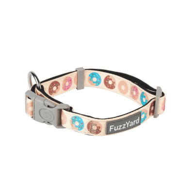 Fuzzyard dog collar GO NUTS1