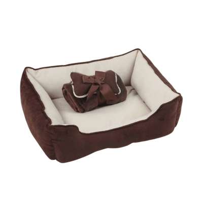 Cama/manta/cojin Café1