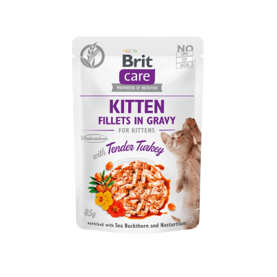 Brit care cat pouch kitten turkey1