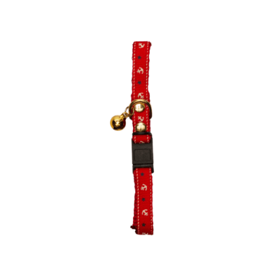 Catit collar ajustable rojo con anclas1