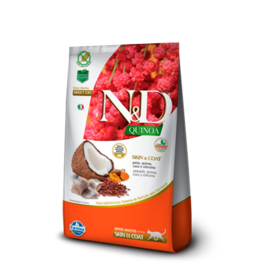 N&D Quinoa Feline Skin & Coat1