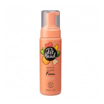 Pet Head Quick Fix shampoo en seco de durazno 200 ml1
