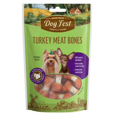 Dog Fest Huesos con carne de pavo 55 gr1