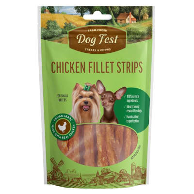 Dog fest Tiras de filete de pollo 55 gr1
