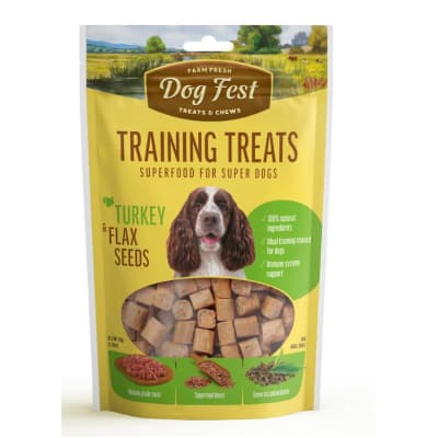 Dog Fest Training Treats Pavo con semillas de linaza 90 gr1