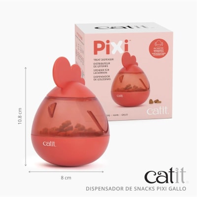 Catit Pixi dispensador golosinas Gallo1