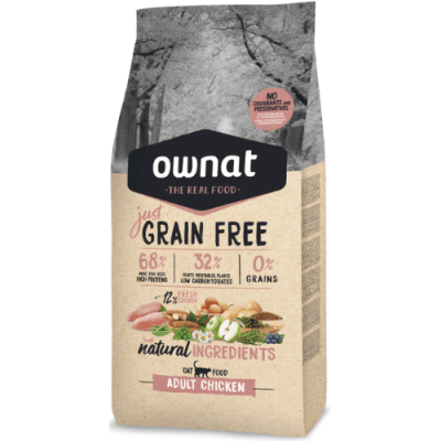 Ownat Just Grain Free Gato Adulto Pollo1