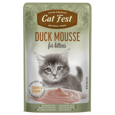 Catfest pouch pato mousse  gatitos 70 grs2