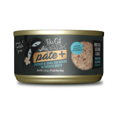 Tiki Cat After Dark Pate+ Pollo y Huevo de Codorniz 80 gr1