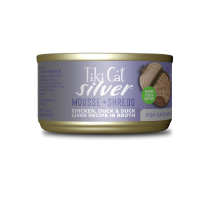 Tiki Cat Silver Mousse + Shreds Pollo Y Pato 70gr1