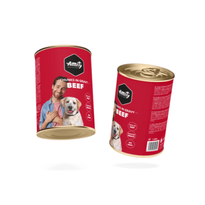 Amity perro adulto carne 415 grs.1