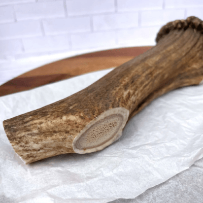 Asta de ciervo De pelitos3