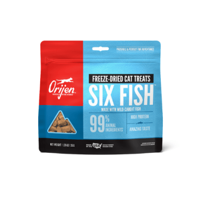 Orijen Six Fish Cat treats 35 gr1