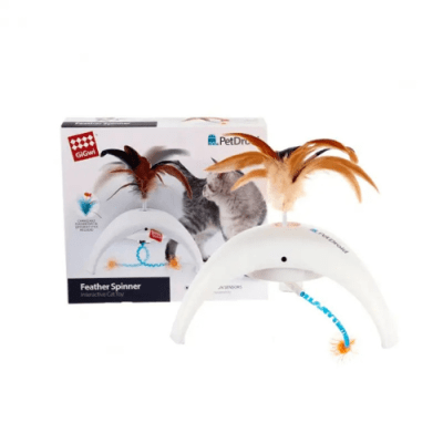 Gigwi juguete interactivo Feather Spinner Gato1