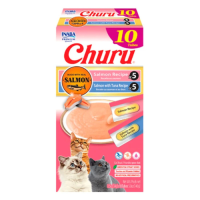 Churu cat salmon y atún 10 unidades1