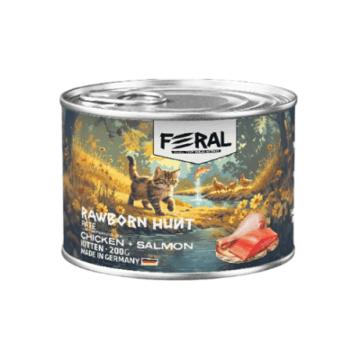 Feral wet kitten pollo/salmón 200 grs1