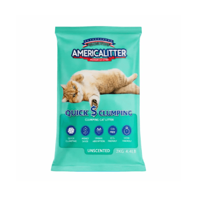 America litter quick clumping sin aroma 2 kg2