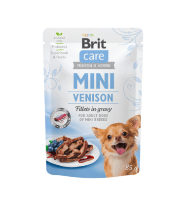 Brit care Mini adulto Fillets Venison 85 gr1
